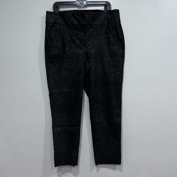 Lane  Bryant Fit Slim Ank shimmer pants size 18 - Picture 2 of 6